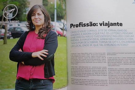 Susana Ribeiro do Viaje Comigo na Revista Siemens © Viaje Comigo