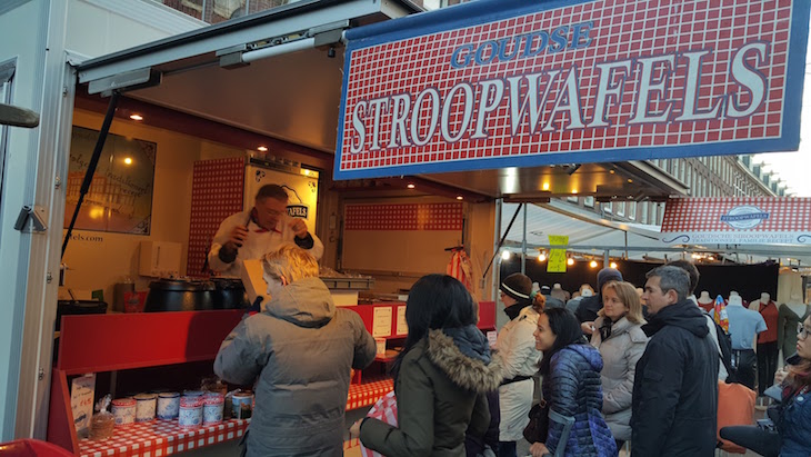 Stroopwafels no Albert Cuyp Markt © Viaje Comigo