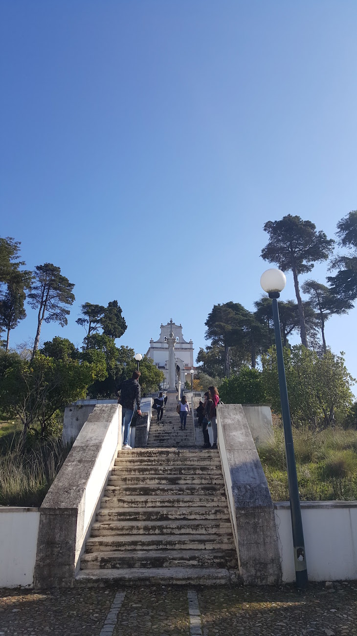 Subida para o Santuário de Nossa Senhora da Encarnação, Leiria © Viaje Comigo