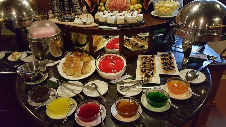 Buffet de sobremesas, Greenwoods Resorts, Kerala © Viaje Comigo