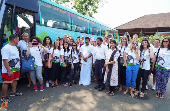 Kerala Blog Express 3 - Bloggers com o mInistro de Turismo, Shri. A. P. Anilkumar