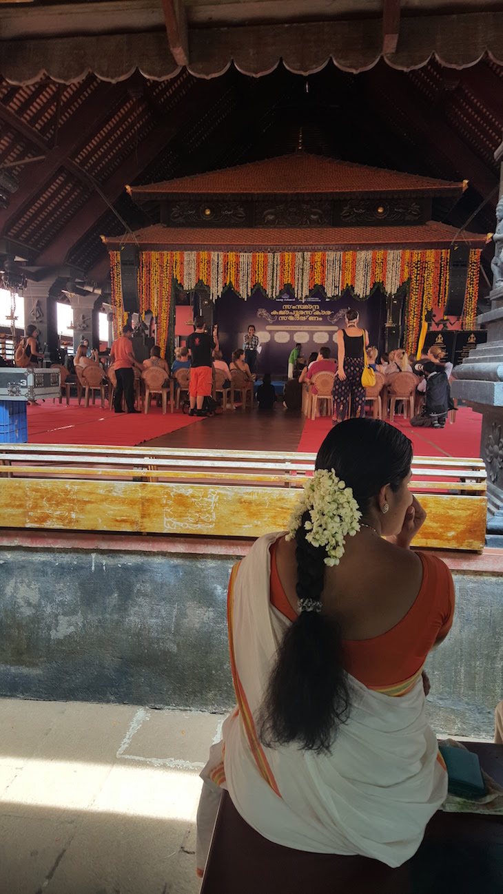 Palco da Kerala Kalamandalam, Kerala © Viaje Comigo