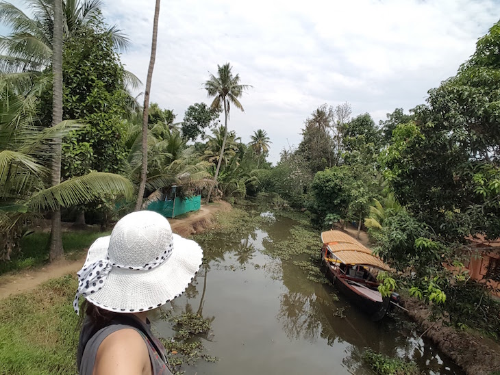 Canais em Kumarakom, Kerala © Viaje Comigo