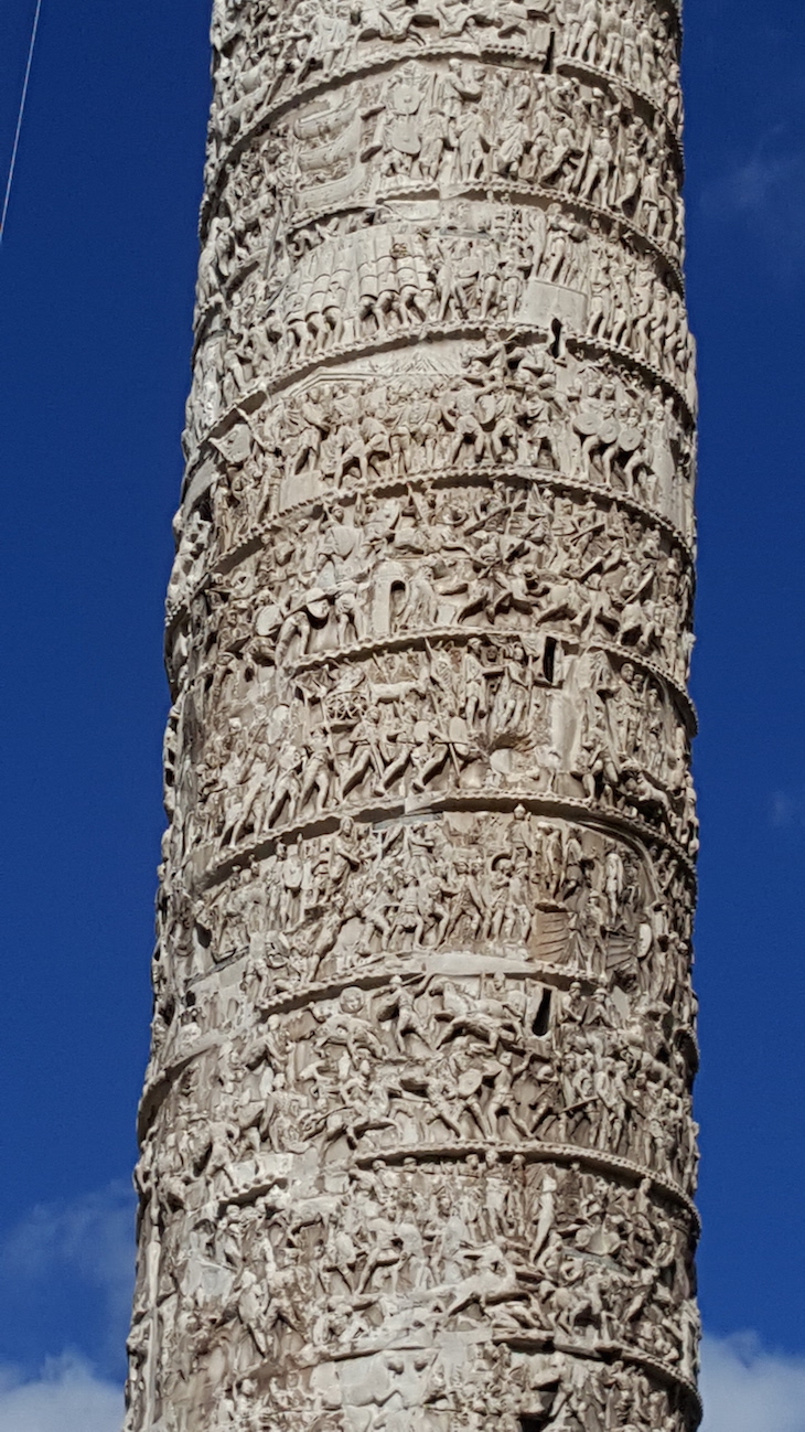Coluna Antonina, de Marco Aurélio, Roma © Viaje Comigo