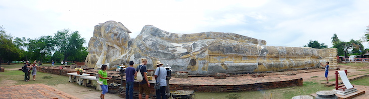 Buda reclinado de Wat Lokoyasutharam, Ayutthaya, Tailândia © Viaje Comigo