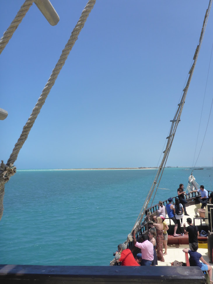 A chegar a Ras R'Mal - Ilha dos Flamingos, Djerba, Tunísia © Viaje Comigo