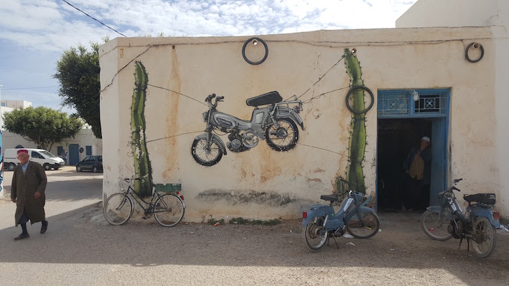 Artista: Malakkai - Espanha, Djerbahood, Erriadh, Djerba, Tunisia © Viaje Comigo