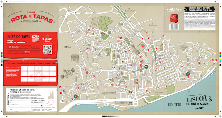 Mapa restaurantes Lisboa