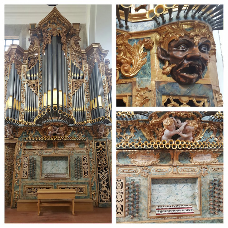 Órgão do Mosteiro de Pombeiro, Felgueiras © Viaje Comigo