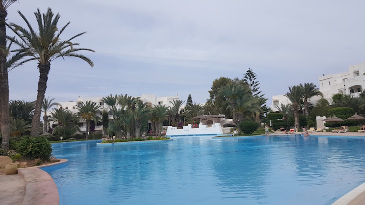 Piscina do Vincci Djerba Resort © Viaje Comigo