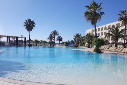 Piscina do Vincci Nozha Beach - Tunisia © Viaje Comigo