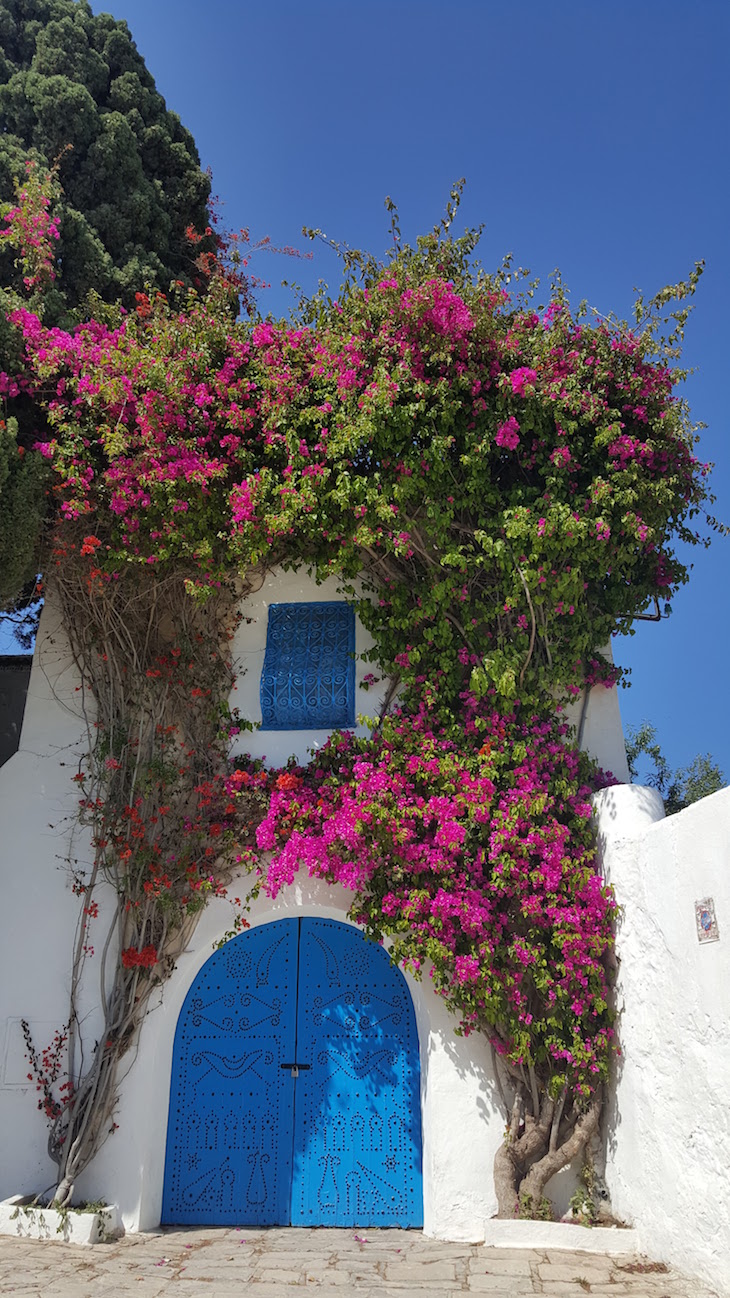 Porta em Sidi Bou Said, Tunisia © Viaje Comigo