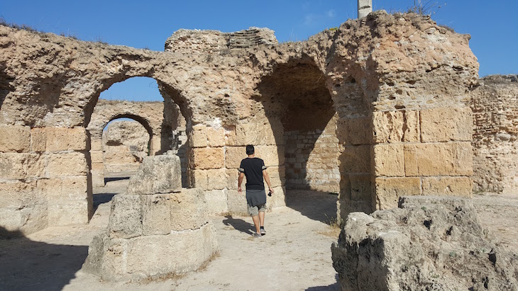 Banhos termais Antoninos, Ruínas de Cartago, Tunisia © Viaje Comigo