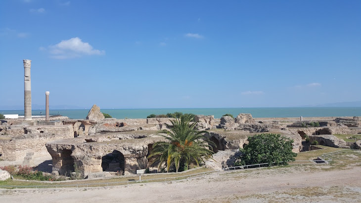 Banhos termais Antoninos, Ruínas de Cartago, Tunisia © Viaje Comigo