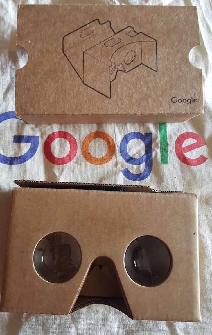 Cardboard Google © Viaje Comigo