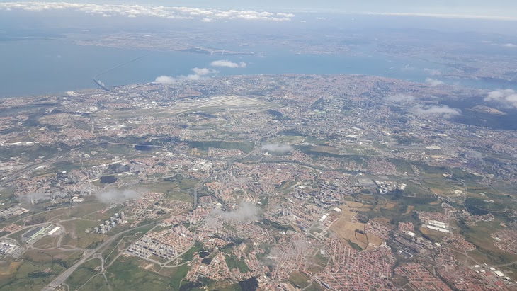 Lisboa vista do céu © Viaje Comigo