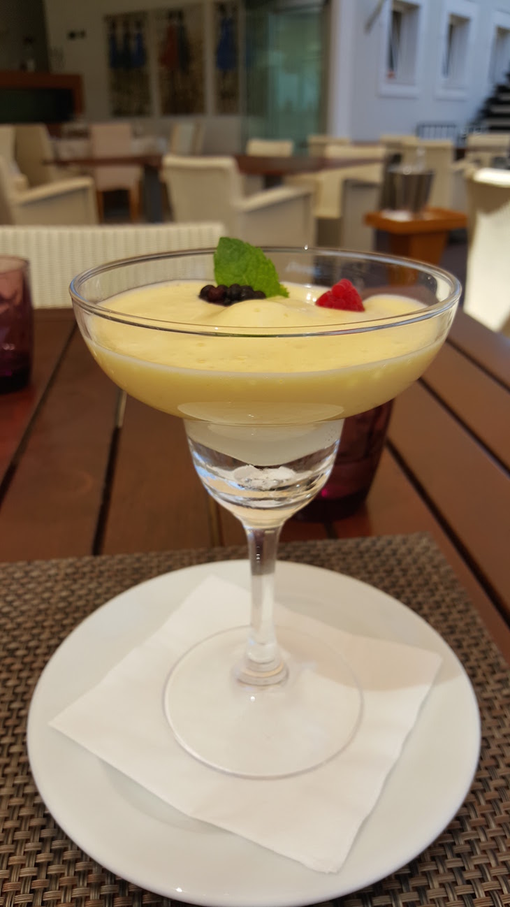 Zabaione no restaurante Dunas Douradas Beach Club © Viaje Comigo