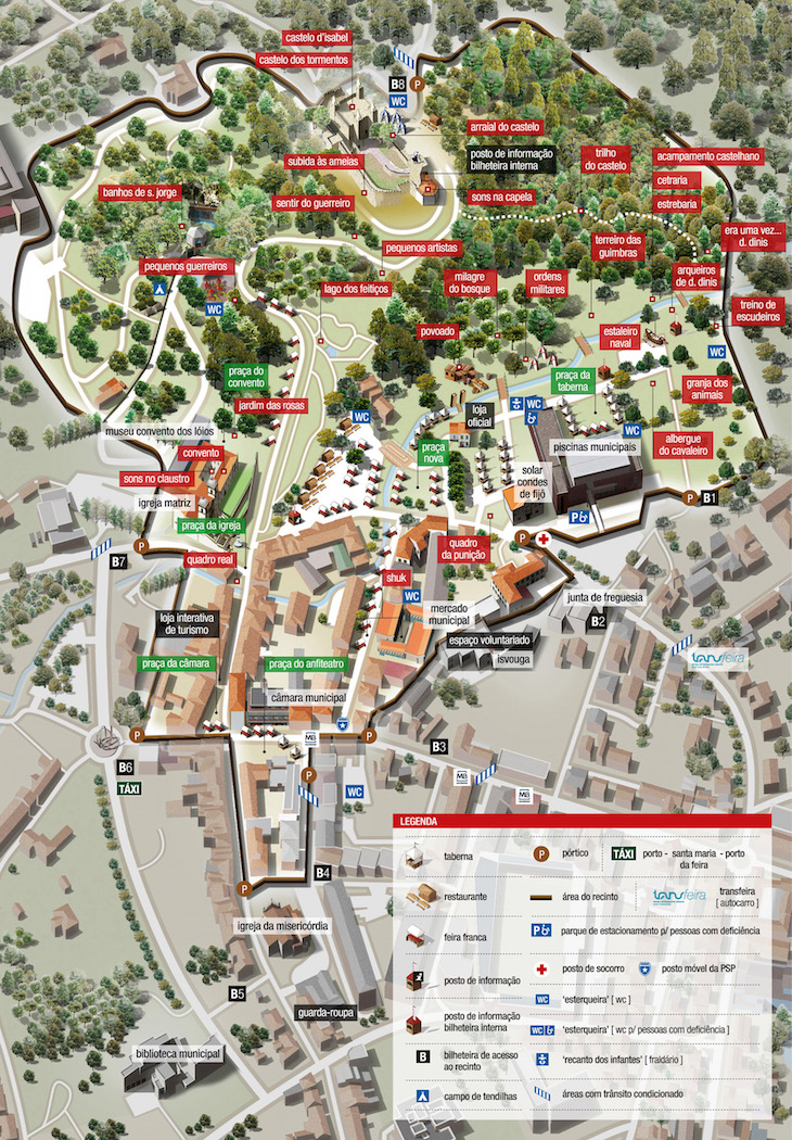 Mapa da Viagem Medieval 2016