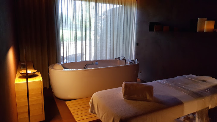 Sala de massagem no Spa do Monverde - Wine Experience Hotel © Viaje Comigo