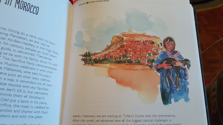 Ilustração Marrocos no livro Navigator © Viaje Comigo