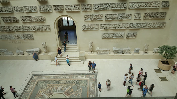 Mosaicos romanos - Museu do Louvre, Paris © Viaje Comigo