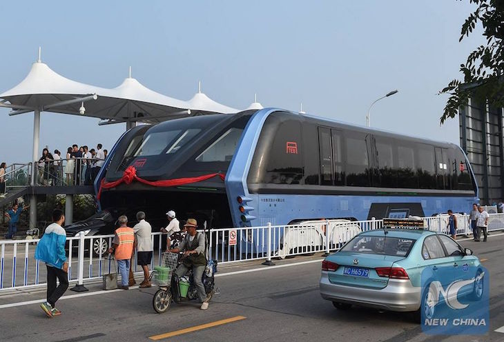 TEB - Transit Elevated Bus- New China