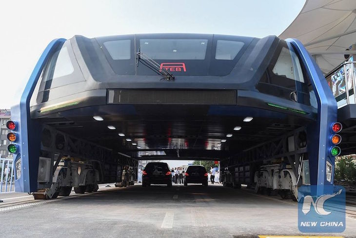 Transit Elevated Bus- TEB -New China