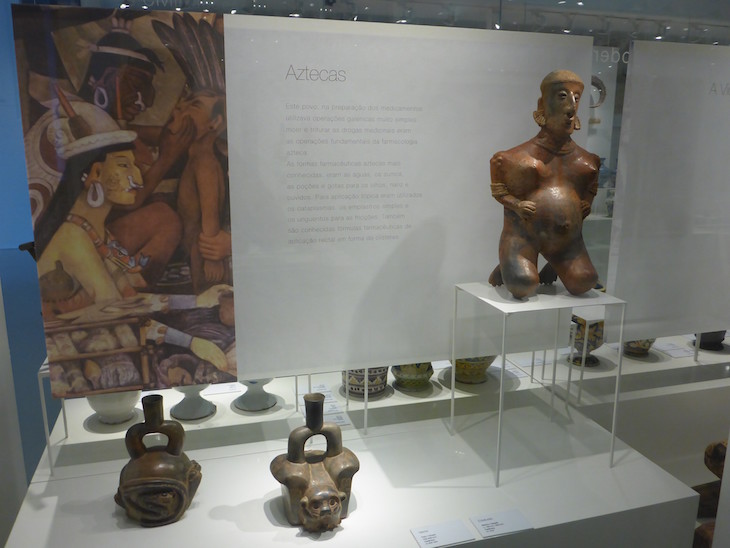 Figura Azteca no Museu da Farmácia © Viaje Comigo