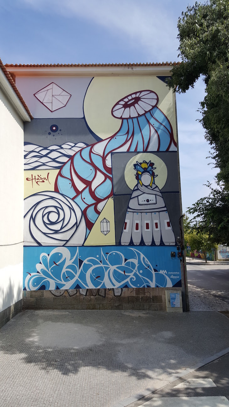 Obra de Hazul - Rota de Street Art de Matosinhos © Viaje Comigo