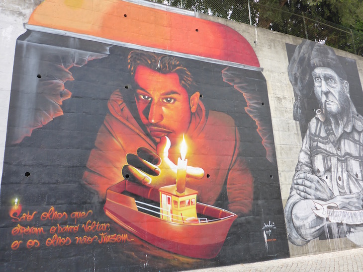 Mural da Lionesa - Rota Street Art Matosinhos © Viaje Comigo