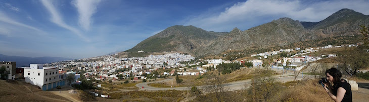 Panorâmica de Chefchaouen, Marrocos © Viaje Comigo