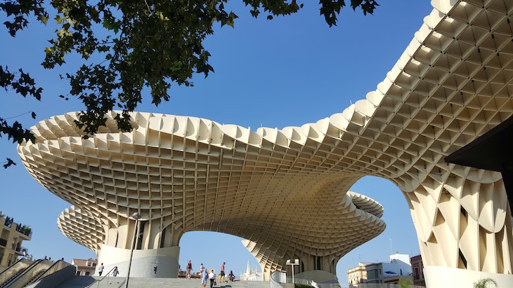 Pormenor do Metropol Parasol - Sevilha © Viaje Comigo