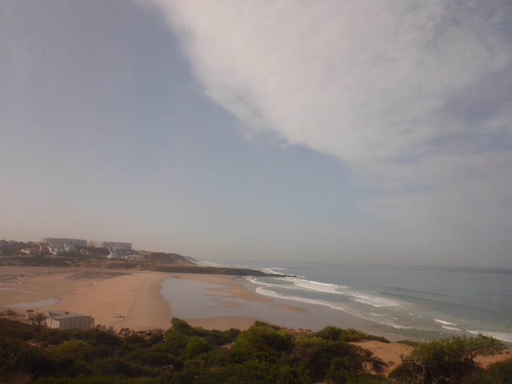 Praias a caminho do Cabo Spartel - Tânger - Marrocos © Viaje Comigo