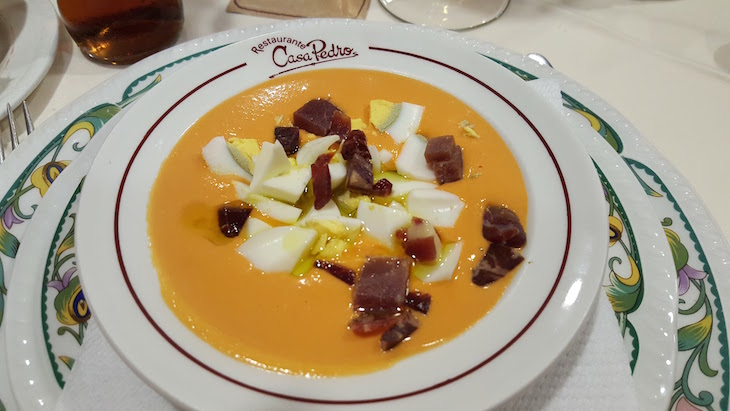 Salmorejo do Restaurante Pedro em Puente Genil © Viaje Comigo