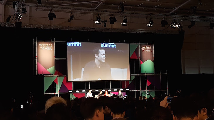 Joseph Gordon-Levitt na Web Summit © Viaje Comigo