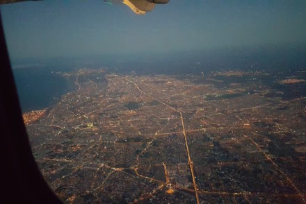 Vista do avião - Casablanca - Marrocos © Viaje Comigo