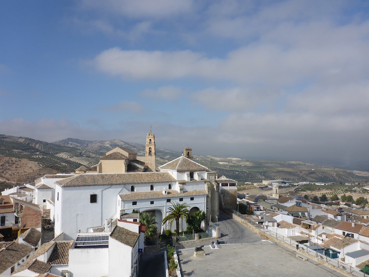 Vista do castelo para Baena - Andaluzia © Viaje Comigo