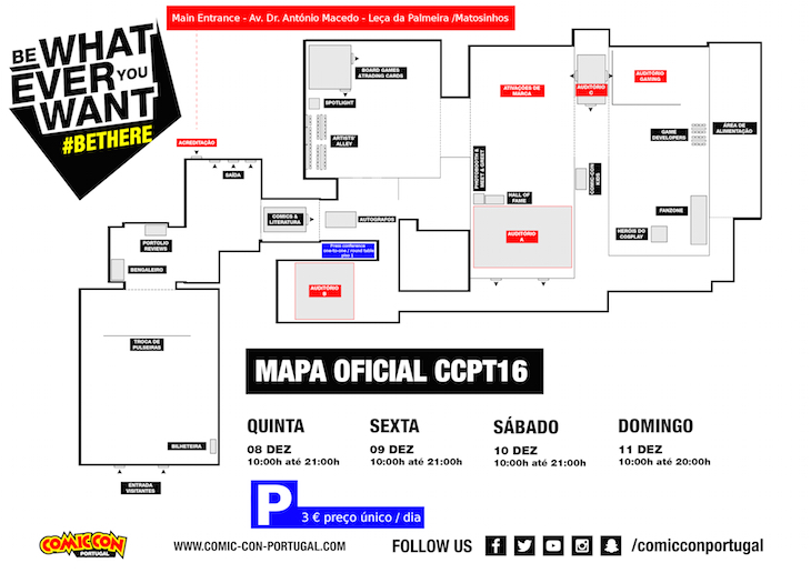 Mapa Comic Con