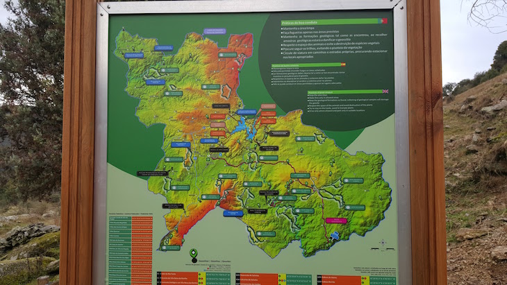 Mapa Geopark Terras de Cavaleiros - Macedo de Cavaleiros © Viaje Comigo