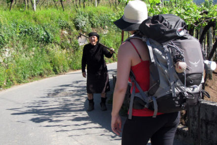 Rita Branco no Caminho de Santiago © O Porto Encanta