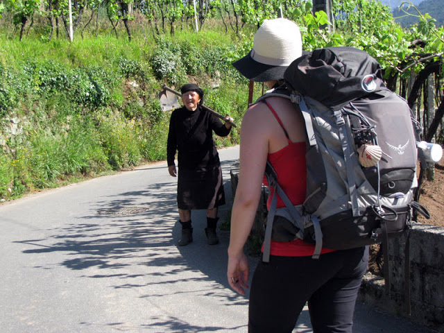 Rita Branco no Caminho de Santiago © O Porto Encanta