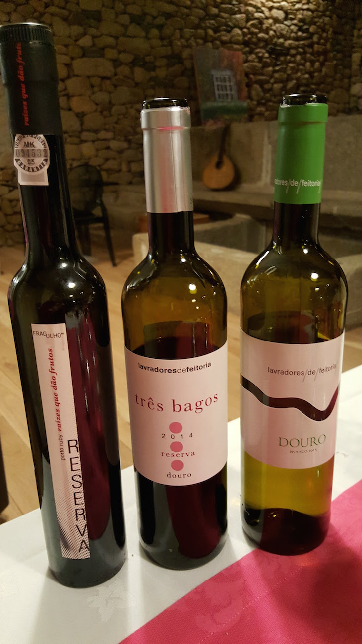 Vinhos servidos na Casa dos Barros - Sabrosa © Viaje Comigo