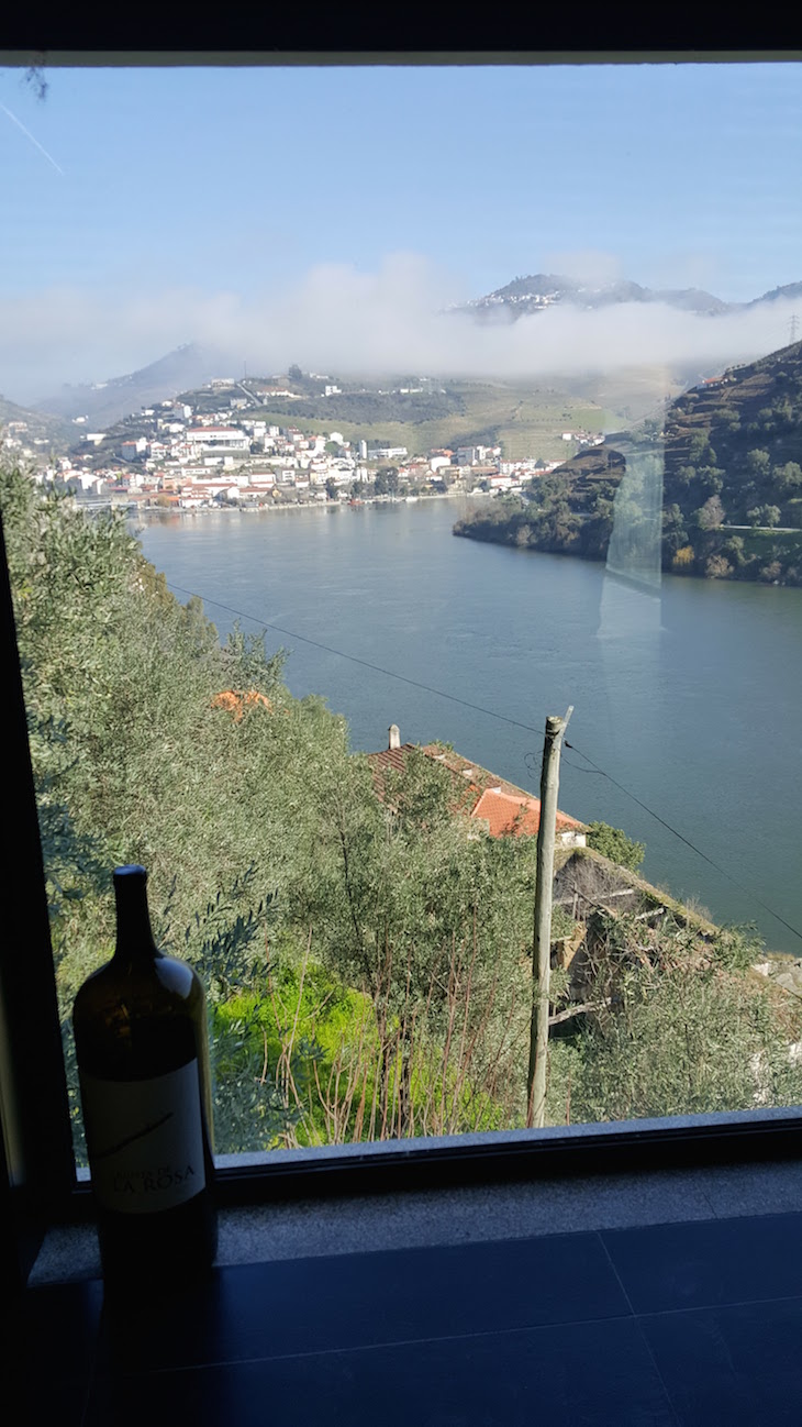 Vista da Sala de provas da Quinta de la Rosa © Viaje Comigo