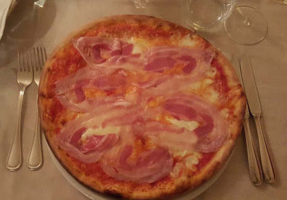 Pizza do Ristorante Controvento - Milão © Viaje Comigo