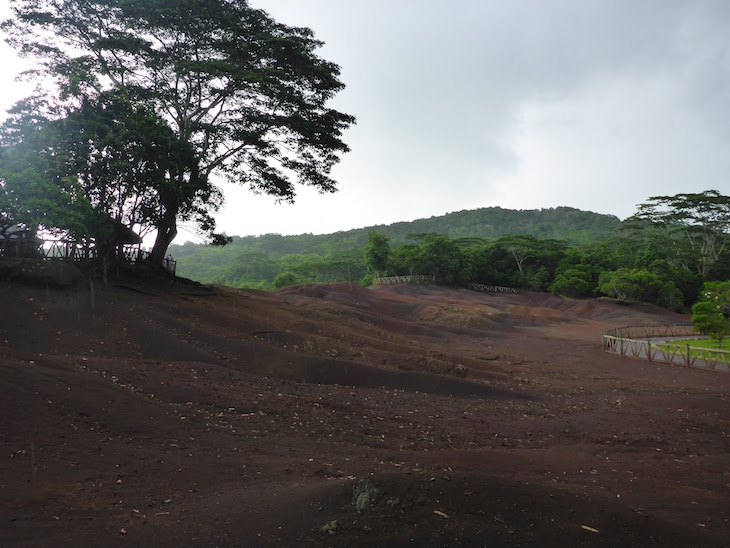 Terra com 7 cores - 7 Coloured Earth - Chamarel - Mauricias © Viaje Comigo