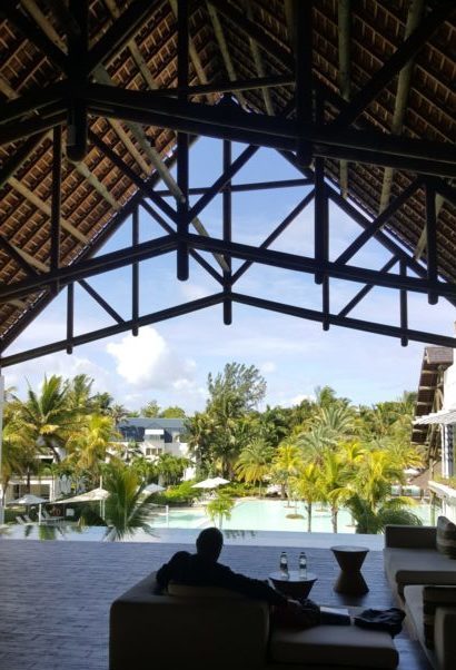 Entrada do Hotel Ravenala Attitude - Ilhas Maurícias © Viaje Comigo