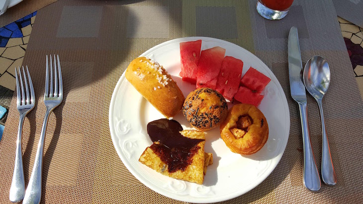 Pequeno-almoço do Sugar Beach Golf & Spa Resort, Ilhas Maurícias © Viaje Comigo
