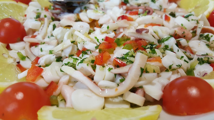 Salada de polvo na Casa da Tocha © Viaje Comigo