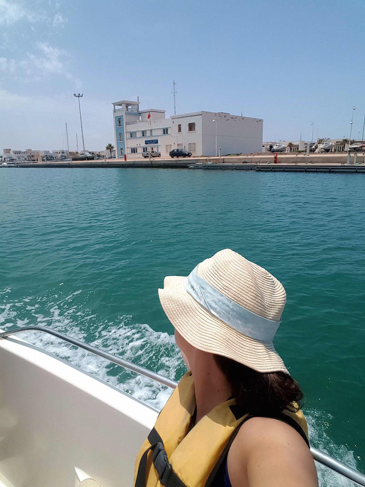 Passeio de barco em Saidia - Marrocos © Viaje Comigo