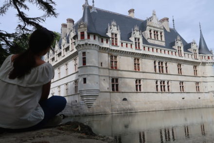 Foto tirada com temporizador da Canon PowerShot G7 X Mark II - Château Azay-le-Rideau - França @ Viaje Comigo